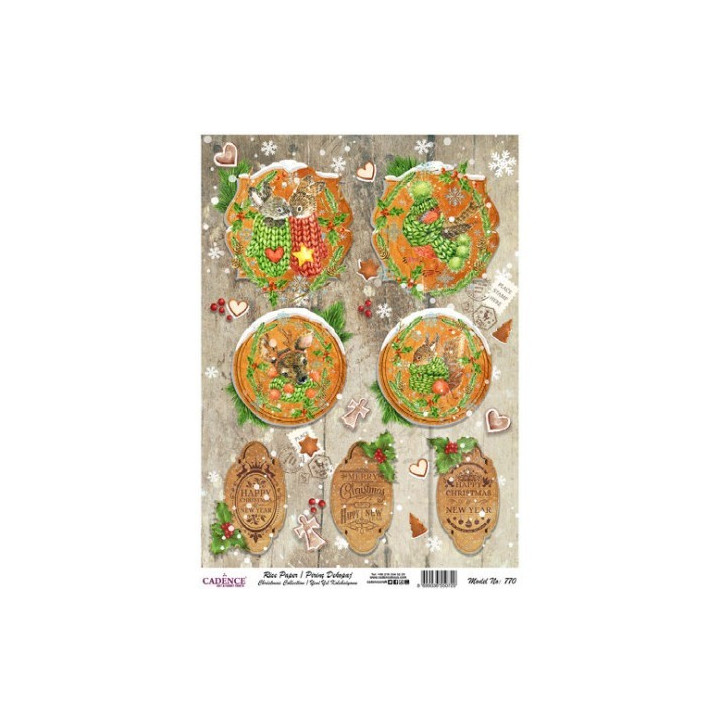 copy of Papel de arroz esfera reloj